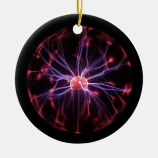 Plasma Ball Ceramic Ornament