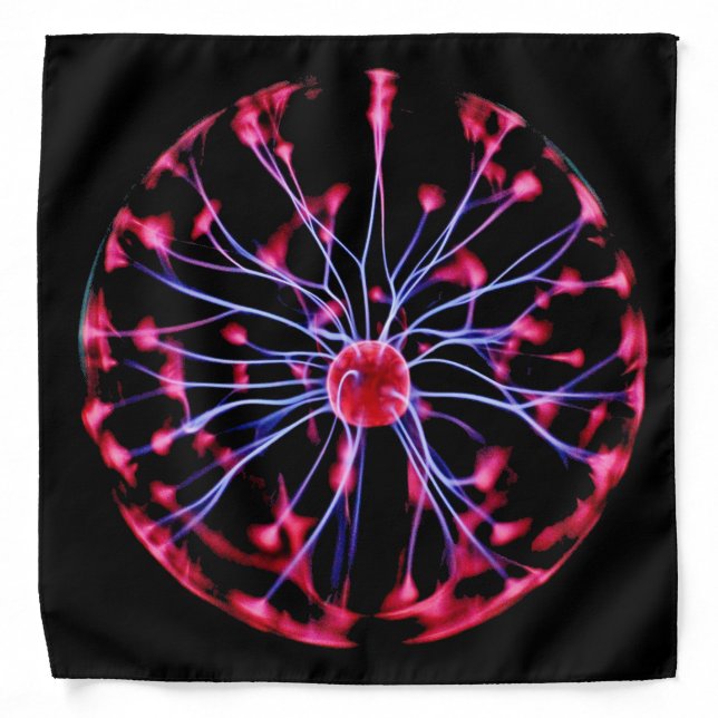 Plasma Ball Electrical Discharge Bandana (Front)