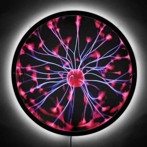 Plasma Ball Electrical Discharge LED Sign