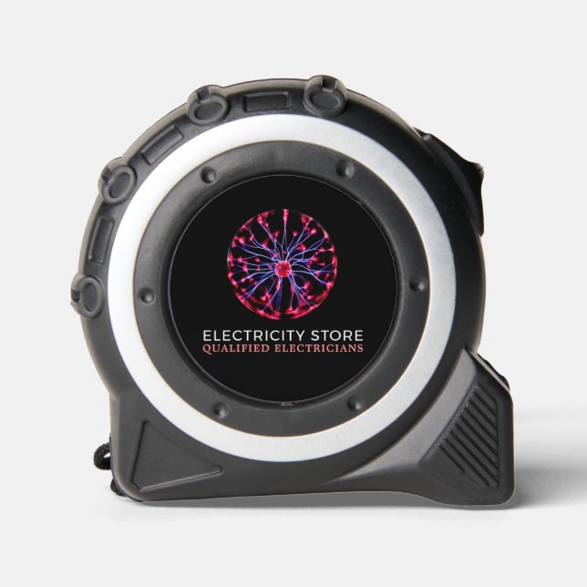 Plasma Ball, Electrician Tape Measure (Front)