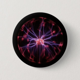 Plasma Ball Pinback Button