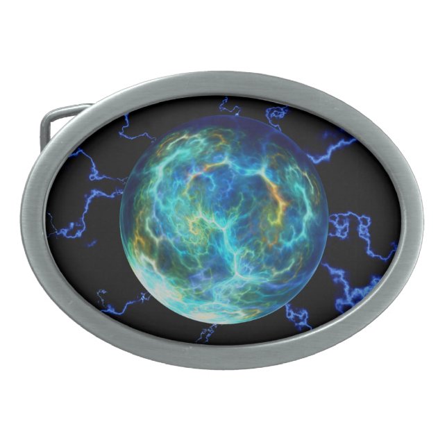 Plasma Electric Belt Buckle (Front)