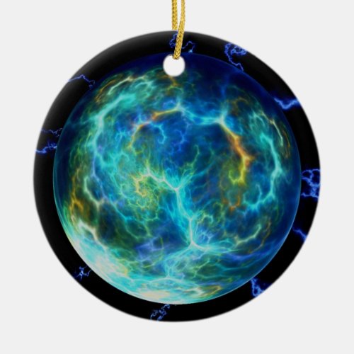 Plasma Electric Ceramic Ornament