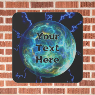 Plasma Electric Metal Sign