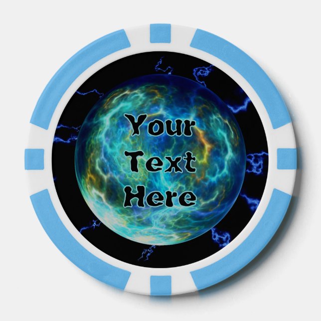 Plasma Electric Poker Chips (Front)
