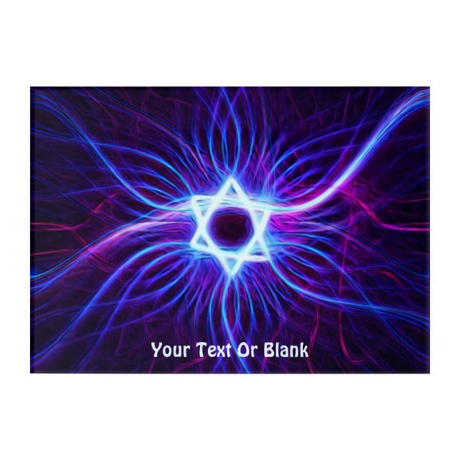 Plasma Magen Acrylic Print (Front)