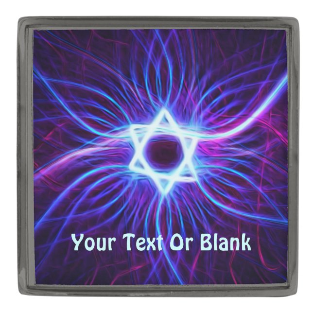 Plasma Magen Gunmetal Finish Lapel Pin (Front)