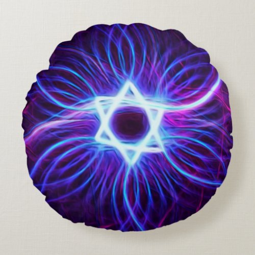 Plasma Magen Round Pillow