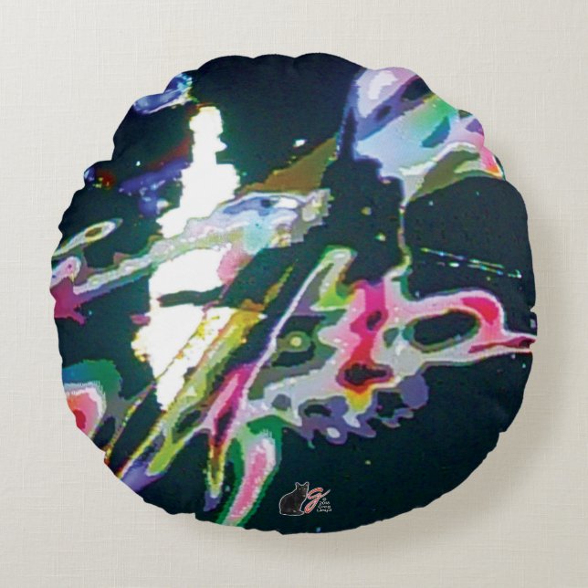 Plasmoid KC image Round Pillow (Front)