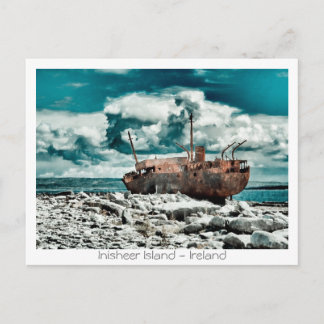 Plassey Wreck Postcard