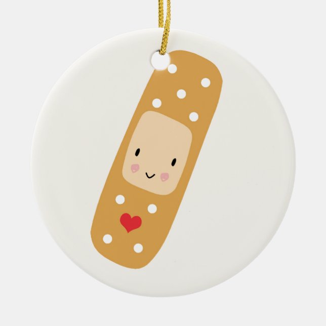 Plaster Ceramic Ornament (Front)