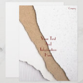 Plaster Coating Letterhead (Front/Back)