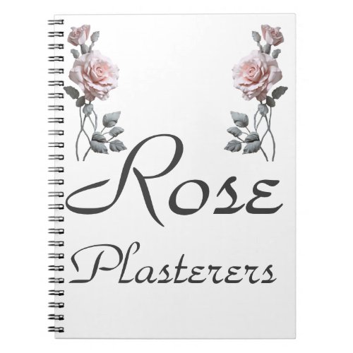 Plaster Rose Business Design Notebook