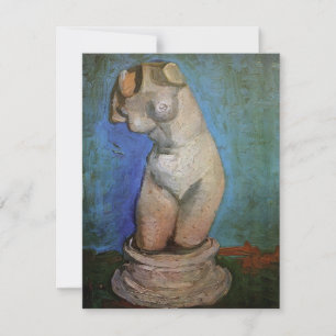 Plaster Statuette Female Torso by Vincent van Gogh