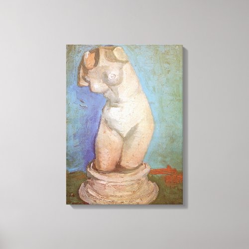 Plaster Statuette Female Torso by Vincent van Gogh Canvas Print
