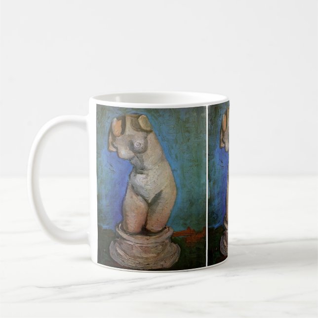 Plaster Statuette Female Torso by Vincent van Gogh Coffee Mug (Left)