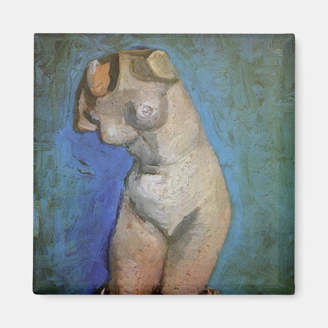Plaster Statuette Female Torso by Vincent van Gogh Magnet (Front)