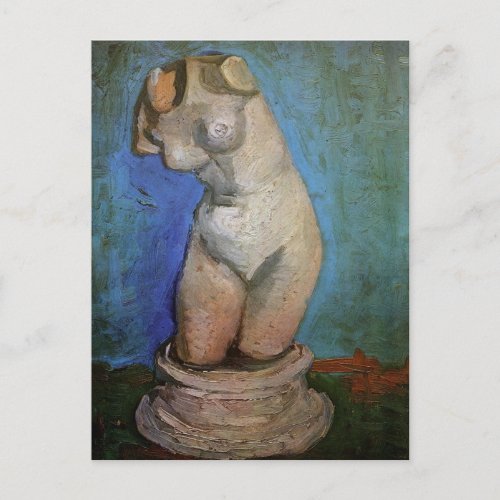 Plaster Statuette Female Torso by Vincent van Gogh Postcard