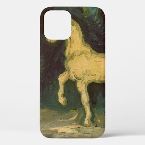 Plaster Statuette of a Horse by Vincent van Gogh iPhone 12 Case