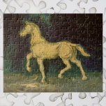 Plaster Statuette of a Horse by Vincent van Gogh Jigsaw Puzzle<br><div class="desc">Plaster Statuette of a Horse by Vincent van Gogh is a vintage fine art post impressionism still life painting featuring a plaster cast statute of a horse trotting. About the artist: Vincent Willem van Gogh was a Post Impressionist painter whose work was most notable for its rough beauty, emotional honesty,...</div>
