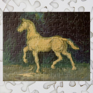Plaster Statuette of a Horse by Vincent van Gogh Jigsaw Puzzle