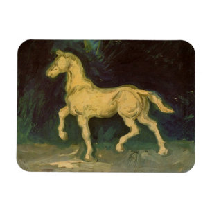 Plaster Statuette of a Horse by Vincent van Gogh Magnet