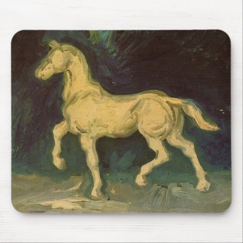Plaster Statuette of a Horse by Vincent van Gogh Mouse Pad