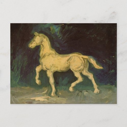 Plaster Statuette of a Horse by Vincent van Gogh Postcard