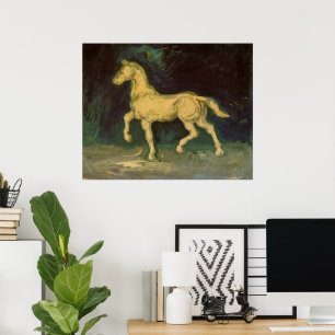 Plaster Statuette of a Horse by Vincent van Gogh Poster