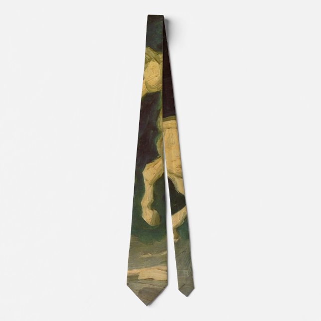 Plaster Statuette of a Horse by Vincent van Gogh Tie (Front)