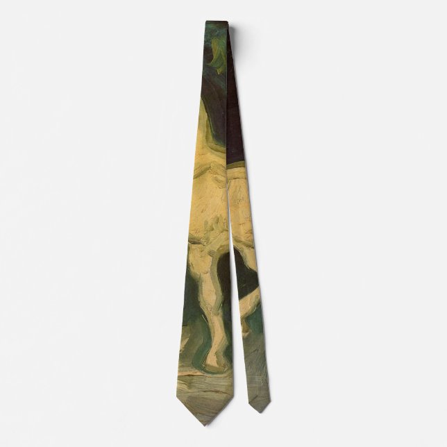Plaster Statuette of a Horse by Vincent van Gogh Tie (Front)