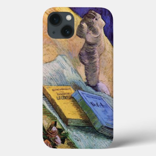 Plaster Statuette Rose and Novels Vincent van Gogh iPhone 13 Case