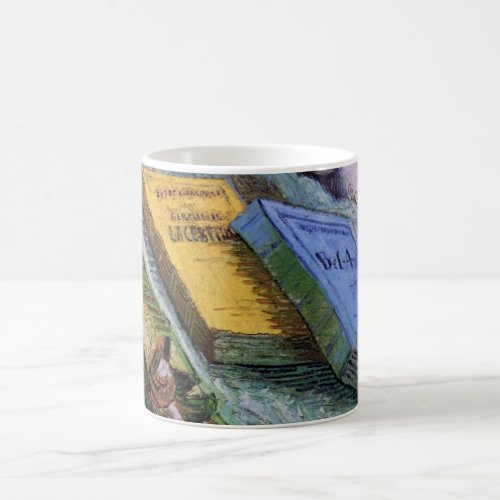 Plaster Statuette Rose and Novels Vincent van Gogh Coffee Mug