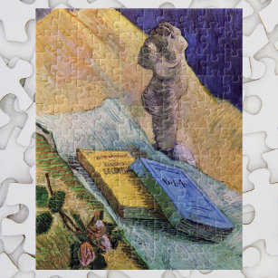 Plaster Statuette Rose and Novels Vincent van Gogh Jigsaw Puzzle