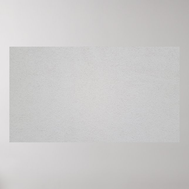 Plaster texture white housewall poster (Front)