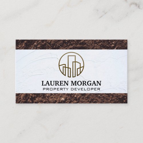 Plaster Wall  Soil  Building Business Card