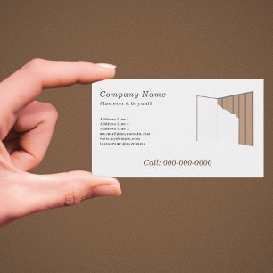 Plasterer & Drywall Business Card