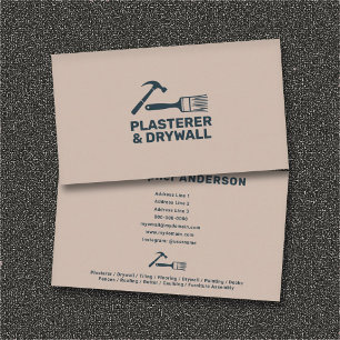 Plasterer & Drywall Business Card