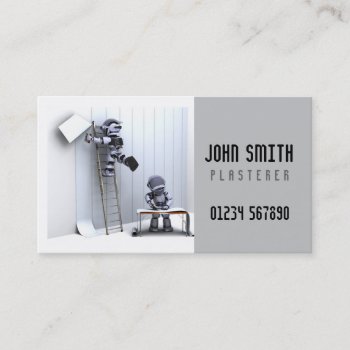 Plasterers Business Card by Kjpargeter at Zazzle