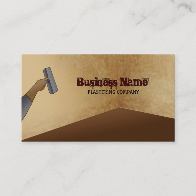 Plastering Business Cards (Front)