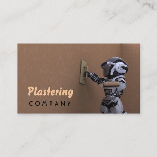 Plastering Company Business Card