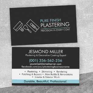 Plastering Services Business Card