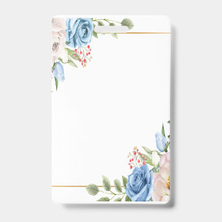 Plastic Badge - Vertical