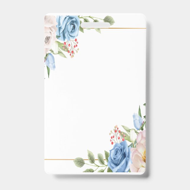 Plastic Badge - Vertical (Front)