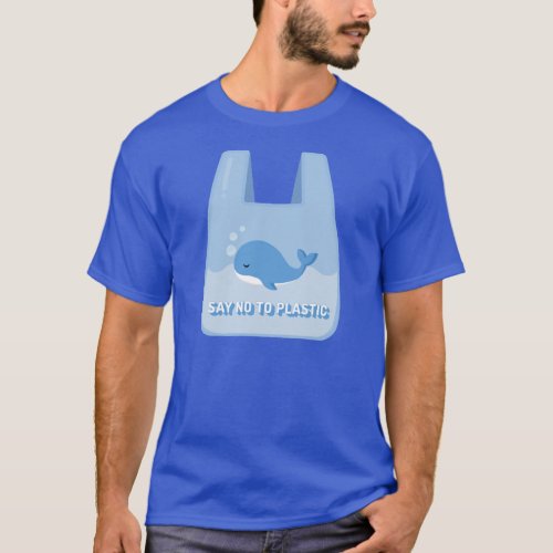 Plastic Bag Free Day whale T_Shirt