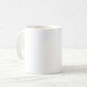 "Plastic Canvas Makes Me Sew Happy" Coffee Mug (Front Left)