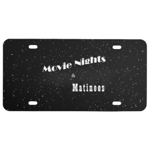 Plastic Car Tag License Plate