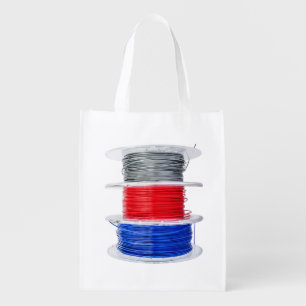 Plastic coils for 3D printing Grocery Bag