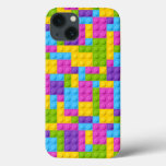 Plastic Construction Blocks Pattern iPhone 13 Case
