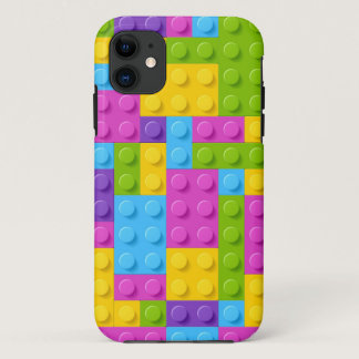 Plastic Construction Blocks Pattern iPhone 11 Case